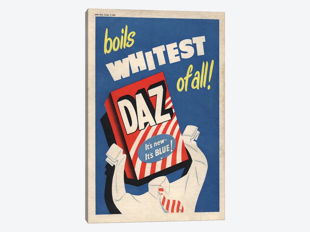 1950s Daz Detergent Magazine Advert by The Advertising Archives 1-piece Canvas Artwork