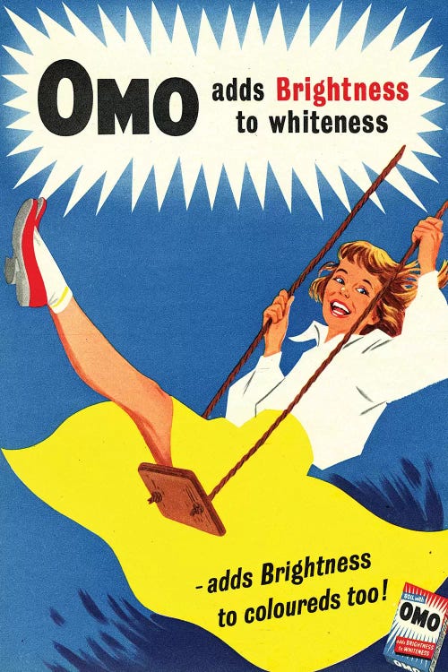 1950s Omo Detergent Magazine Advert