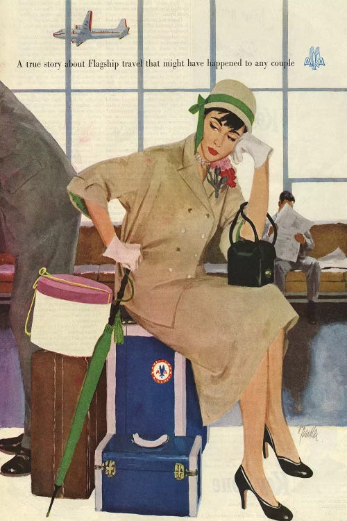 1953 American Airlines Magazine Advert