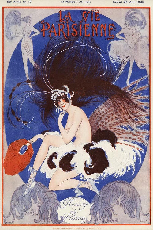 1920 La Vie Parisienne Magazine Cover