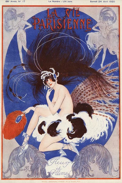 The Advertising Archives: 1920 La Vie Parisienne I Cover by The Advertising Archives