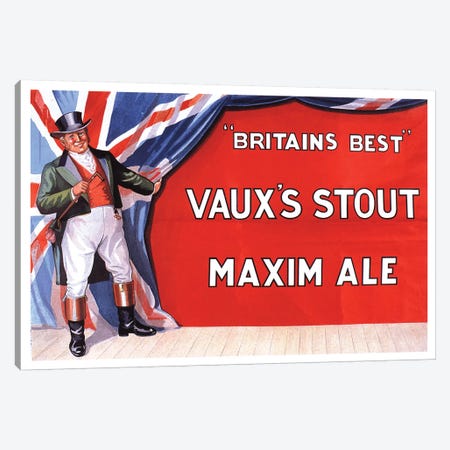 1900s Vaux Stout Magazine Advert Canvas Print #TAA293} by The Advertising Archives Canvas Wall Art