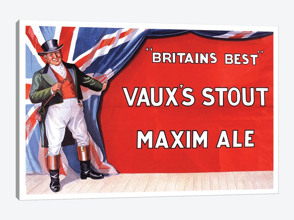 1900s Vaux Stout Magazine Advert by The Advertising Archives 1-piece Canvas Art