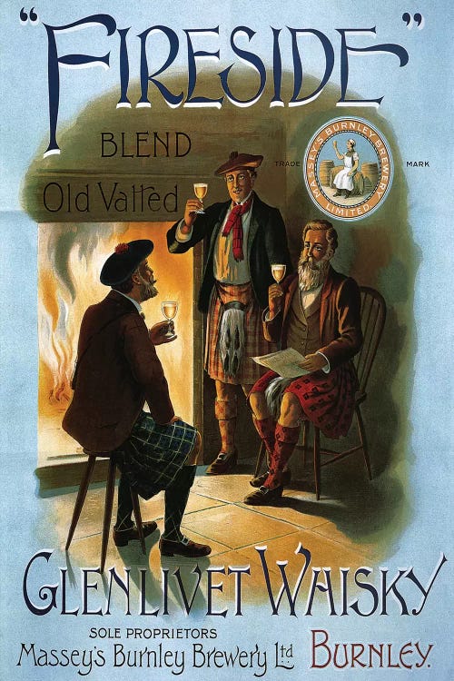 1904 Glenlivet Whisky Poster by The Advertising Archives wall art