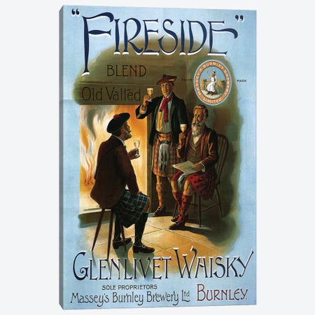 1904 Glenlivet Whisky Poster Canvas Print #TAA294} by The Advertising Archives Canvas Art Print