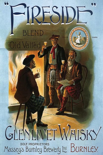 1904 Glenlivet Whisky Poster