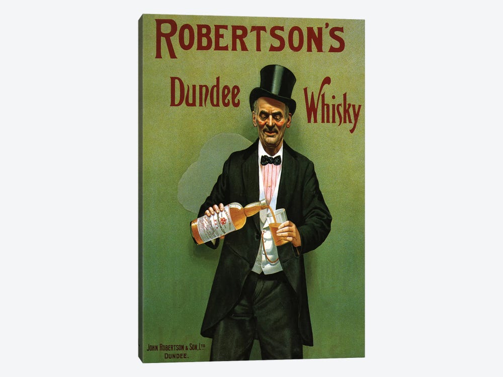 1904 UK Robertson's Whisky Poster by The Advertising Archives 1-piece Canvas Wall Art