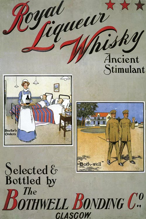 1909 Royal Liqueur Whisky Poster by The Advertising Archives wall art