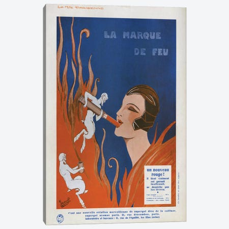 1910s La Marque de Feu Magazine  Canvas Print #TAA297} by The Advertising Archives Canvas Print