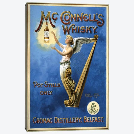 1898 Mcconnell's Whisky Advert Canvas Print #TAA2} by The Advertising Archives Canvas Print