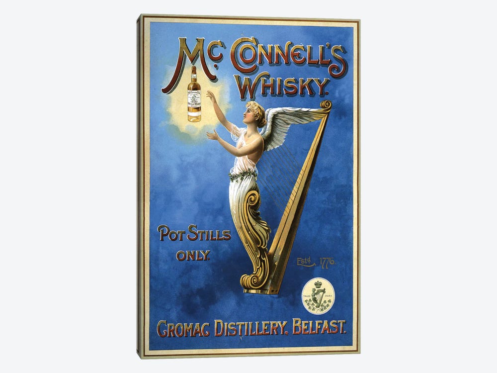1898 Mcconnell's Whisky Advert by The Advertising Archives 1-piece Canvas Art Print