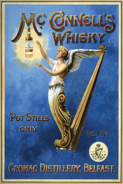 Vintage Kitchen Posters: 1898 Mcconnell's Whisky Advert by The Advertising Archives