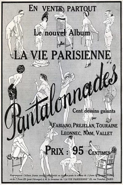 1912 La Vie Parisienne Advert by The Advertising Archives canvas print