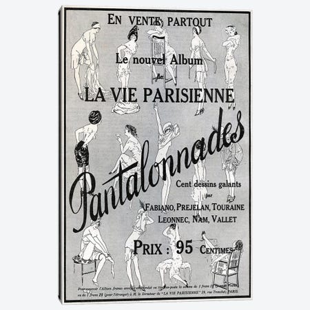 1912 La Vie Parisienne Magazine Advert Canvas Print #TAA302} by The Advertising Archives Canvas Art