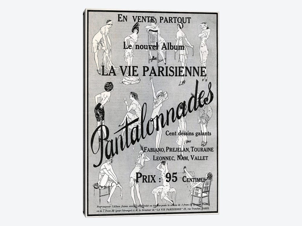 1912 La Vie Parisienne Magazine Advert by The Advertising Archives 1-piece Art Print