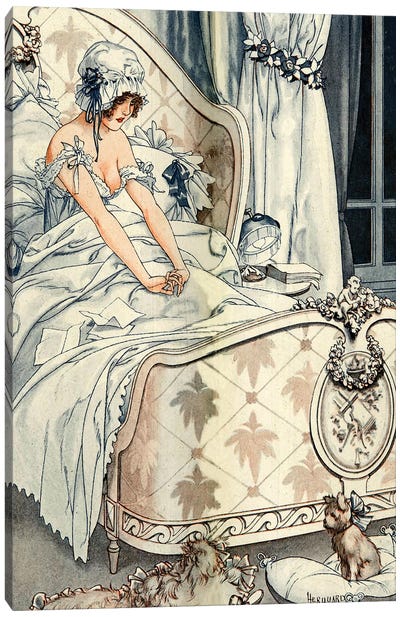 1918 La Vie Parisienne Magazine Plate Canvas Art Print - The Advertising Archives