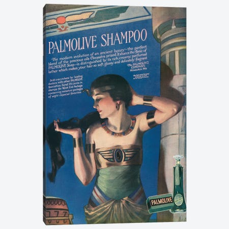 1918 Palmolive Shampoo Magazine Advert Canvas Print #TAA311} by The Advertising Archives Canvas Art Print