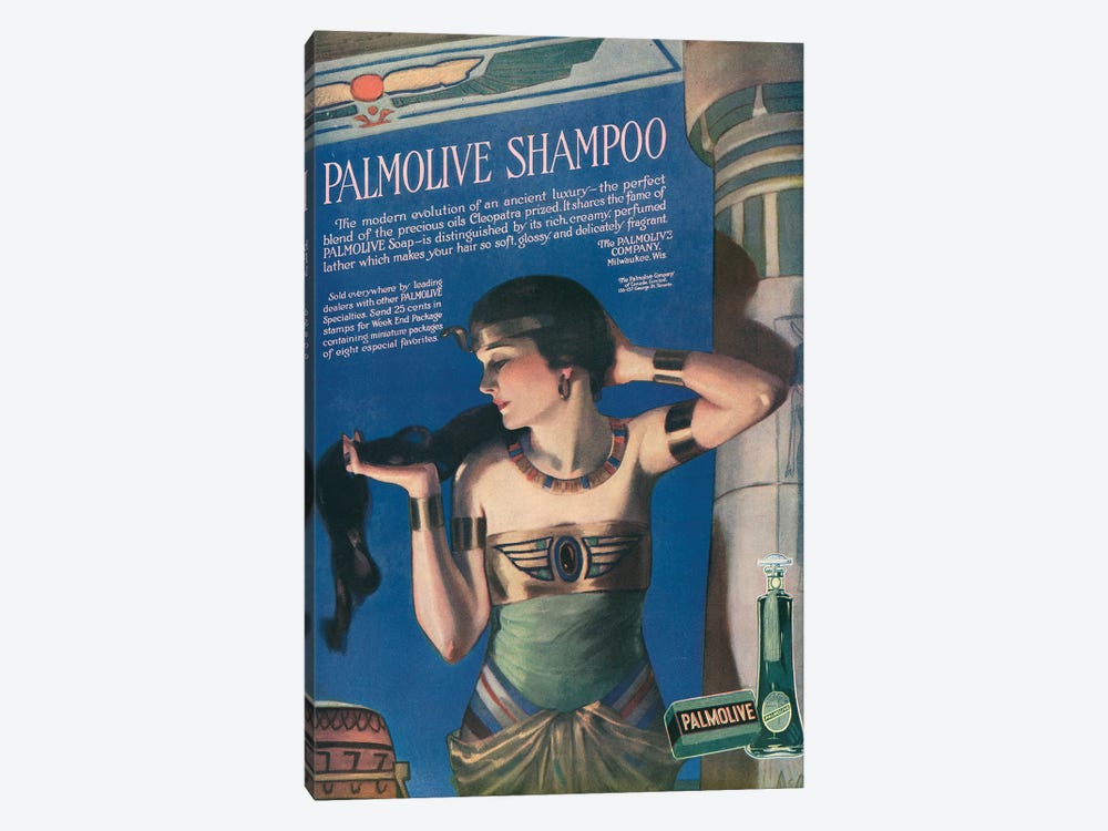 1918 Palmolive Shampoo Magazine Advert by The Advertising Archives 1-piece Canvas Print