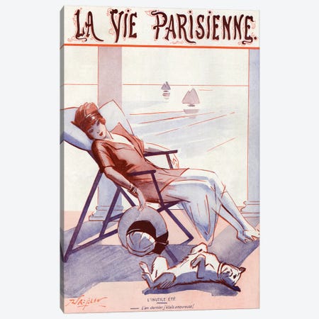 1920 La Vie Parisienne Magazine Cover Canvas Print #TAA314} by Rene Prejelan Canvas Artwork