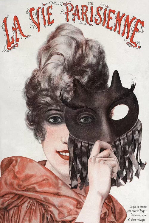 1920 La Vie Parisienne Magazine Cover