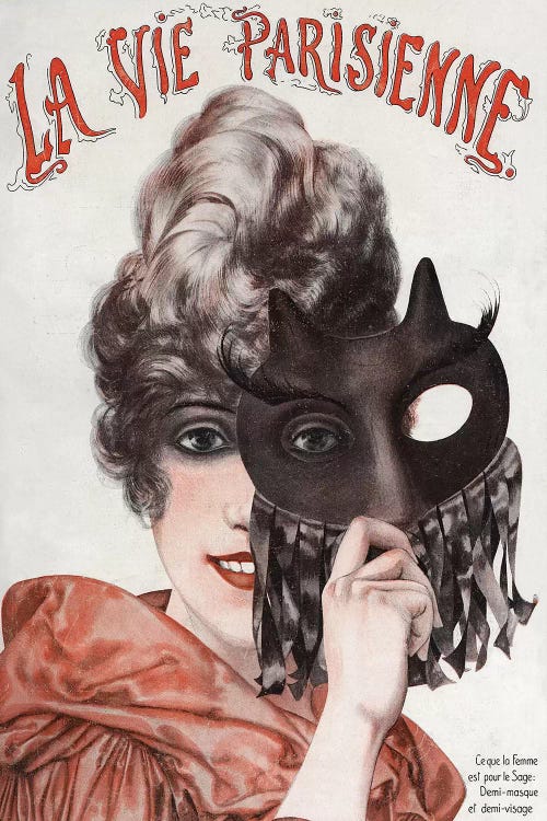 1920 La Vie Parisienne II Cover by The Advertising Archives wall art