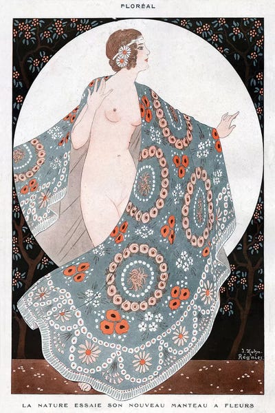 The Advertising Archives: 1920 La Vie Parisienne Magazine Plate by Joseph Kuhn-Regnier