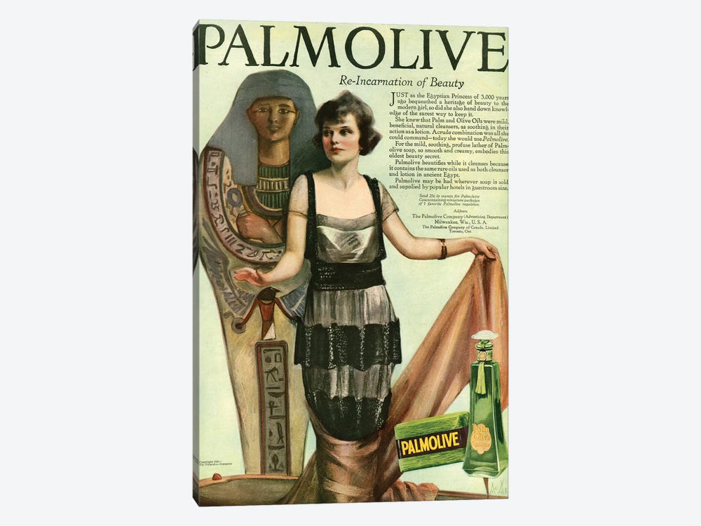 1920 Palmolive Shampoo Magazine Advert by The Advertising Archives 1-piece Art Print
