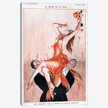1920s La Vie Parisienne Magazine Plate Canvas Print #TAA31} by Armand Vallee Canvas Art
