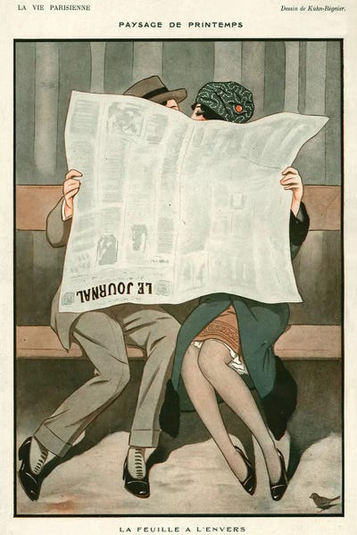 The Advertising Archives: 1920s La Vie Parisienne Magazine Plate by Joseph Kuhn-Regnier