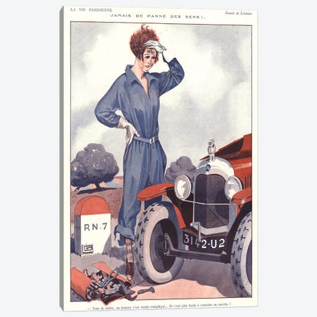 1920s La Vie Parisienne Magazine Plate Canvas Print #TAA326} by The Advertising Archives Art Print
