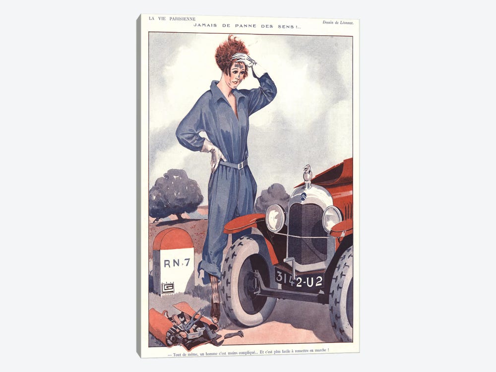 1920s La Vie Parisienne Magazine Plate by The Advertising Archives 1-piece Art Print