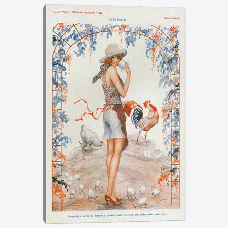 1920s La Vie Parisienne Magazine Plate Canvas Print #TAA327} by The Advertising Archives Art Print