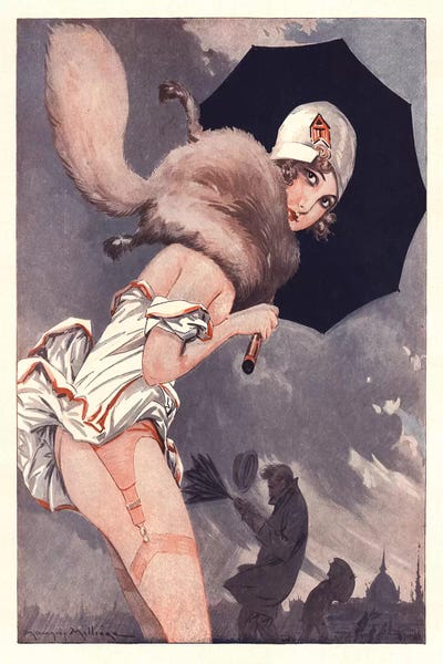 Magazines: 1920s Le Sourire IV Cover by The Advertising Archives
