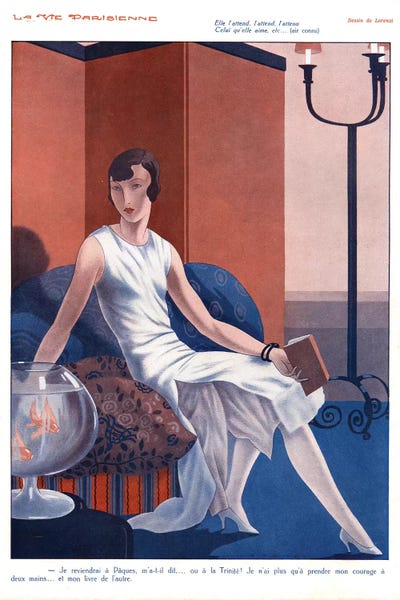 The Advertising Archives: 1920s La Vie Parisienne Magazine Plate by Fabius Lorenzi