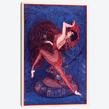 1921 La Vie Parisienne Magazine Plate Canvas Print #TAA340} by Armand Vallee Canvas Art