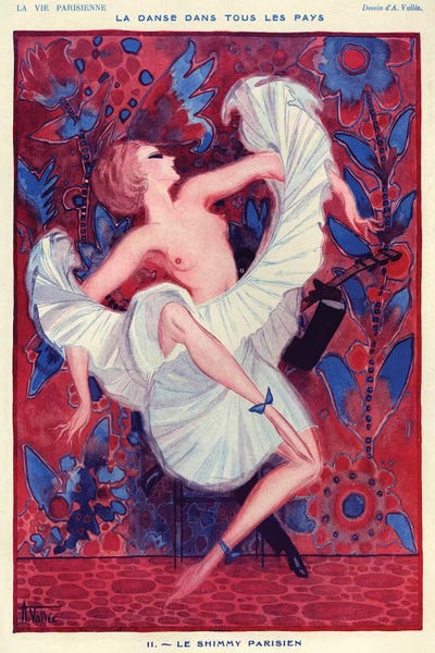 1921 La Vie Parisienne X Plate