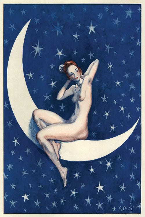 1921 La Vie Parisienne Magazine Plate by Georges Pavis wall art