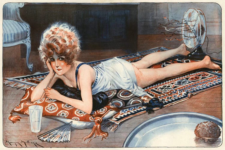 1921 La Vie Parisienne Magazine Plate