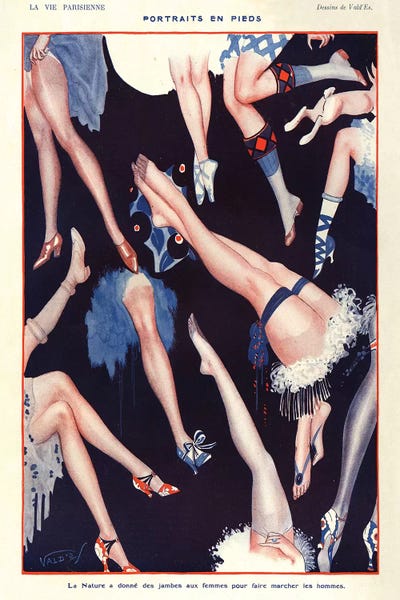 1921 La Vie Parisienne VIII Plate