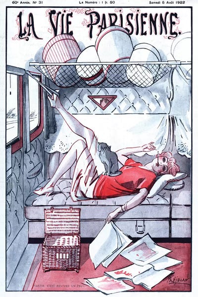 Magazines: 1922 La Vie Parisienne I Cover by The Advertising Archives