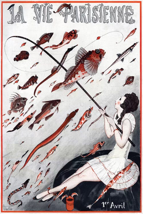 1923 La Vie Parisienne Magazine Cover