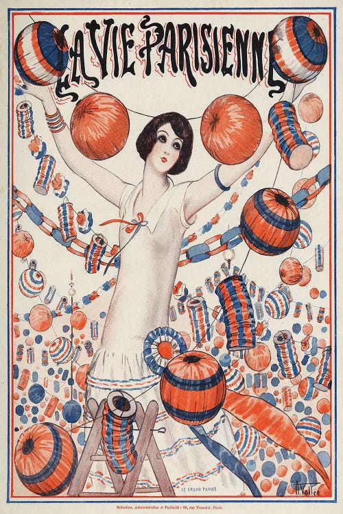 1924 La Vie Parisienne Magazine Cover