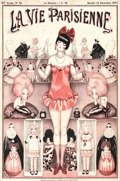 1924 La Vie Parisienne Magazine Cover