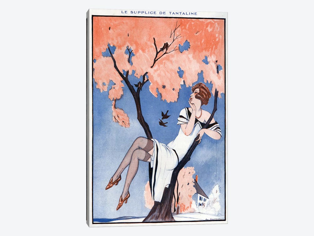 1924 La Vie Parisienne Magazine Plate by The Advertising Archives 1-piece Canvas Art