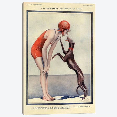 1925 La Vie parisienne Magazine Plate Canvas Print #TAA359} by The Advertising Archives Canvas Art Print