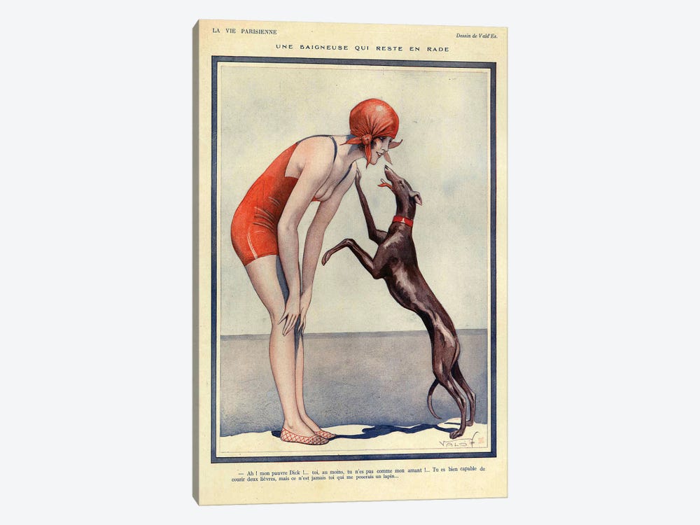 1925 La Vie parisienne Magazine Plate by The Advertising Archives 1-piece Art Print