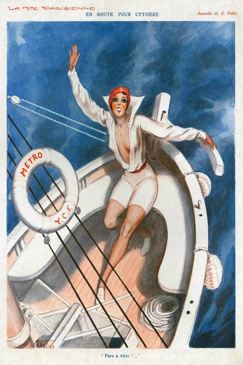 1920s La Vie Parisienne I Plate