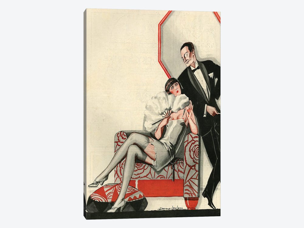 1926 La Vie Parisienne Magazine Plate by Julien Jacques Leclerc 1-piece Art Print