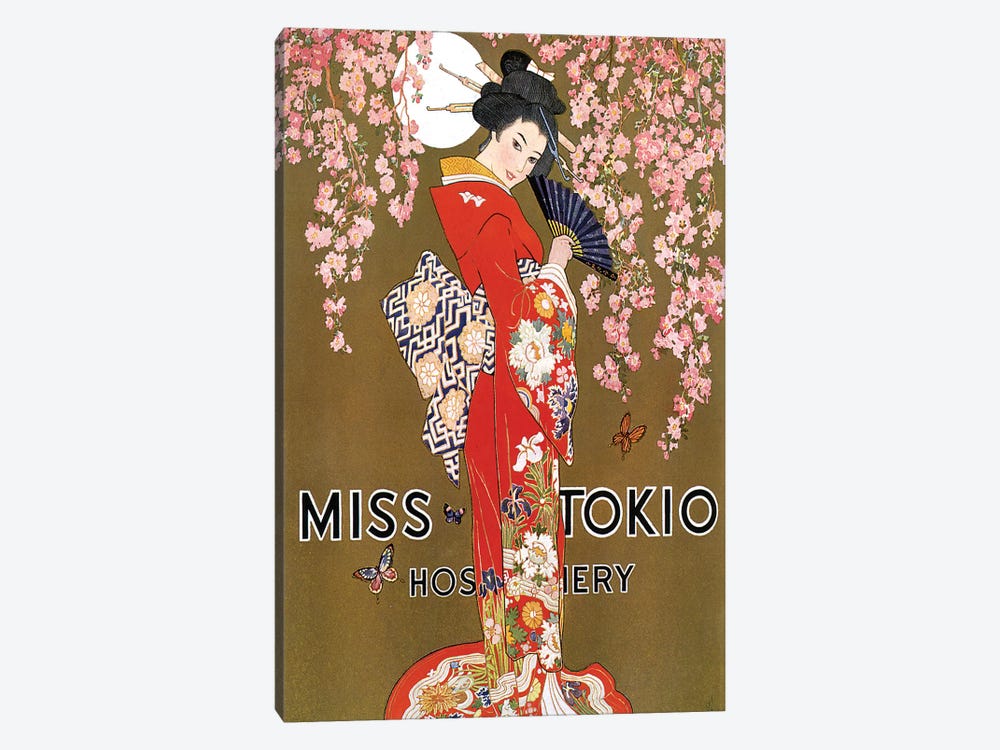 1927 Miss Tokio Hosiery Magazine Advert by The Advertising Archives 1-piece Canvas Wall Art