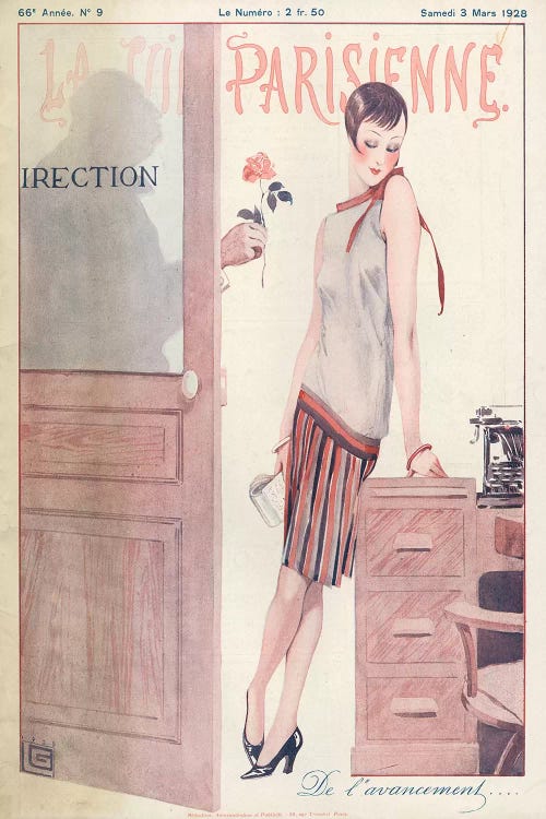 1928 La Vie Parisienne Magazine Cover